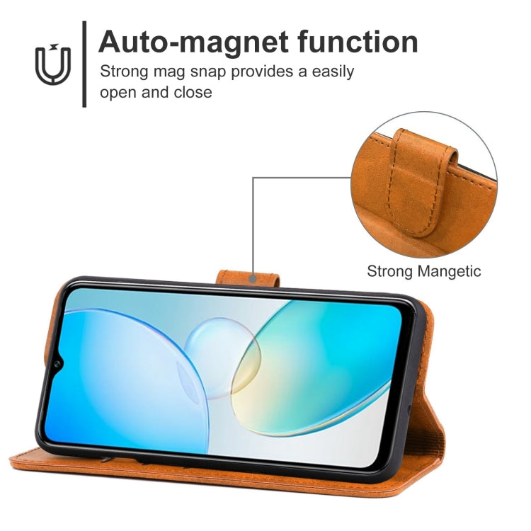 For Infinix Hot 12 Pro Leather Phone Case