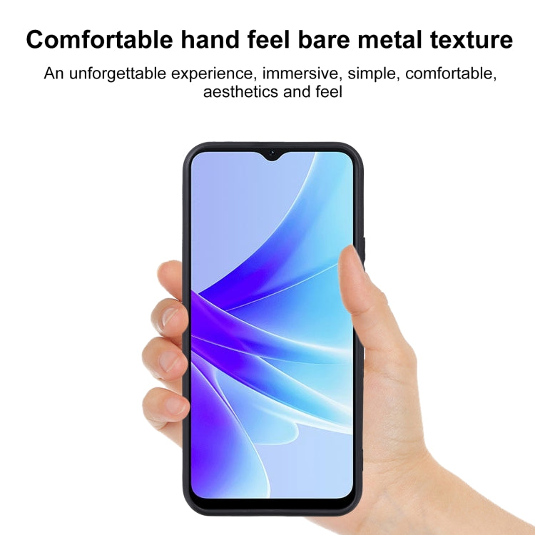 For OPPO A57s TPU Phone Case(Black)