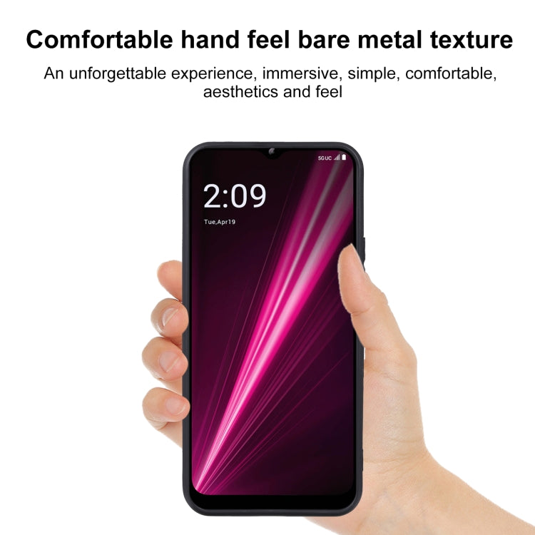 For T-Mobile REVVL 6 5G TPU Phone Case(Black)