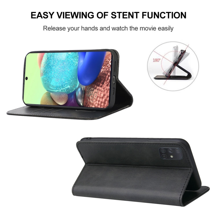For Samsung Galaxy A Quantum Magnetic Closure Leather Phone Case
