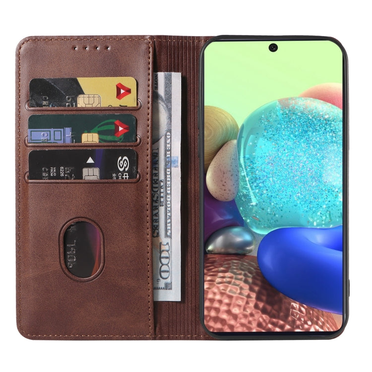 For Samsung Galaxy A Quantum Magnetic Closure Leather Phone Case