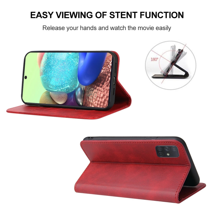 For Samsung Galaxy A Quantum Magnetic Closure Leather Phone Case