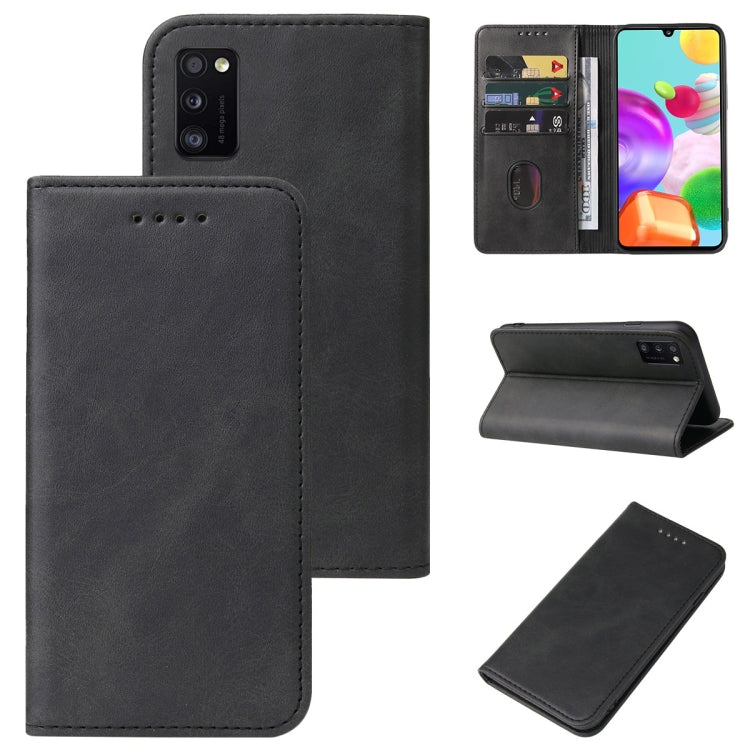 For Samsung Galaxy A41 SC-41A Magnetic Closure Leather Phone Case