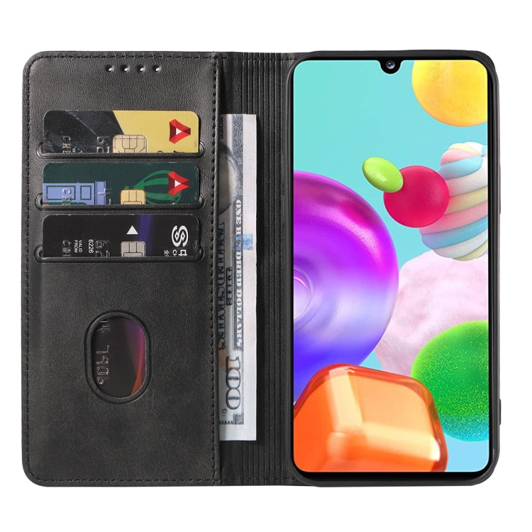 For Samsung Galaxy A41 SC-41A Magnetic Closure Leather Phone Case