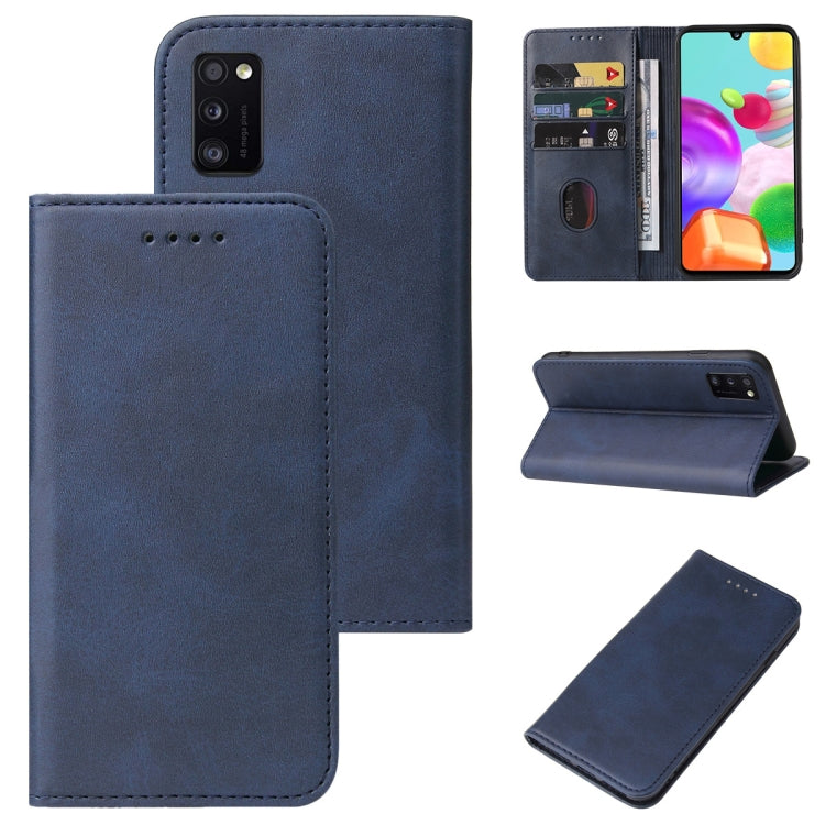 For Samsung Galaxy A41 SC-41A Magnetic Closure Leather Phone Case