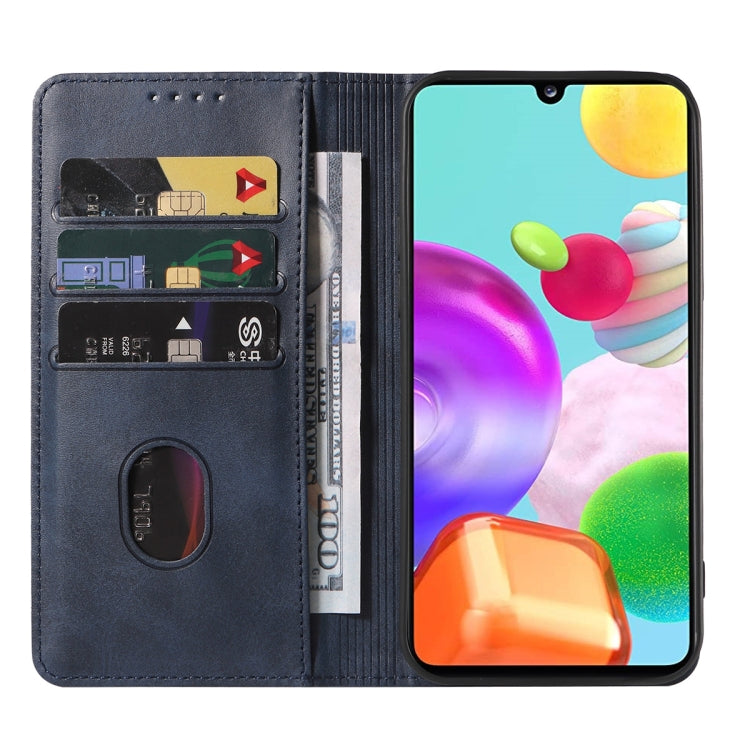 For Samsung Galaxy A41 SC-41A Magnetic Closure Leather Phone Case