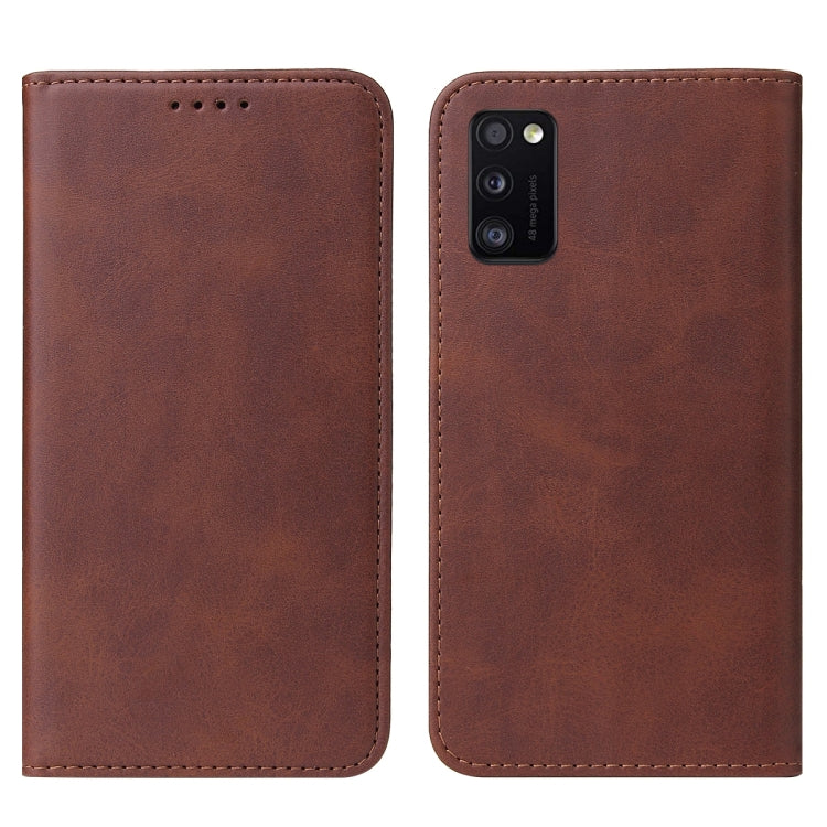 For Samsung Galaxy A41 SC-41A Magnetic Closure Leather Phone Case