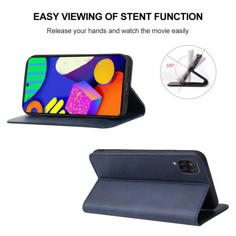 For Samsung Galaxy F62 / M62 Magnetic Closure Leather Phone Case