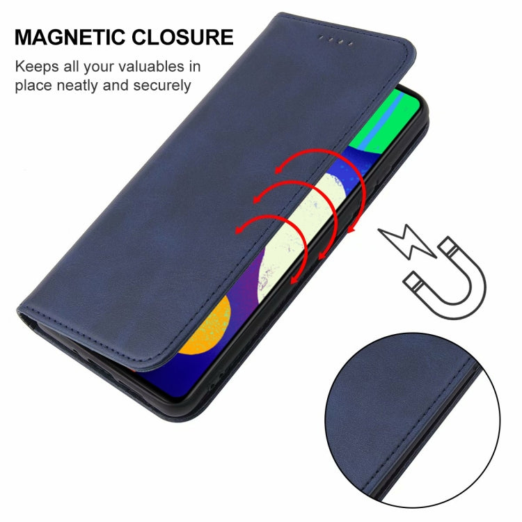 For Samsung Galaxy F62 / M62 Magnetic Closure Leather Phone Case
