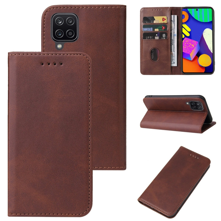 For Samsung Galaxy F62 / M62 Magnetic Closure Leather Phone Case