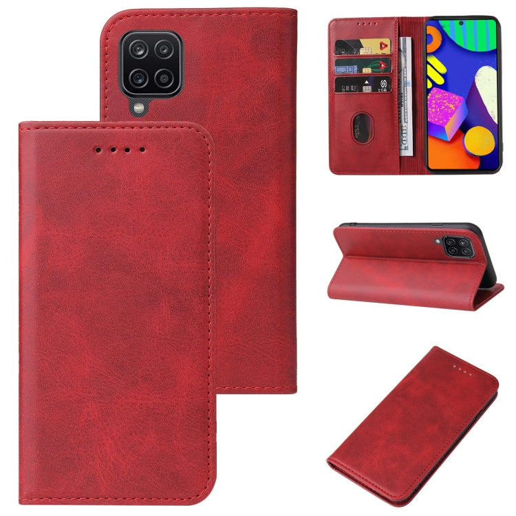 For Samsung Galaxy F62 / M62 Magnetic Closure Leather Phone Case