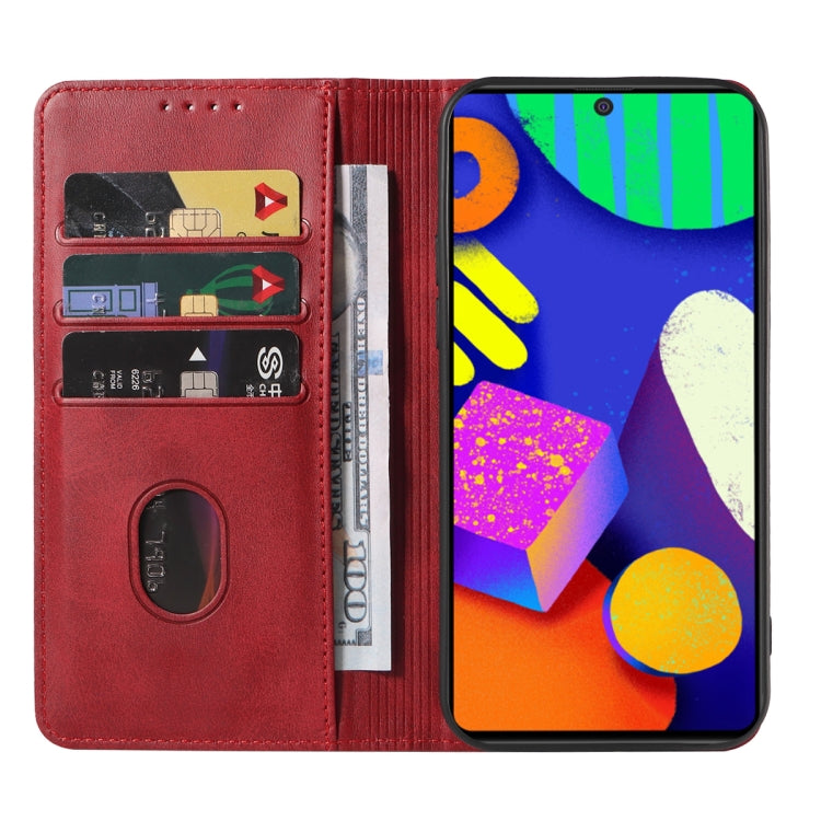 For Samsung Galaxy F62 / M62 Magnetic Closure Leather Phone Case