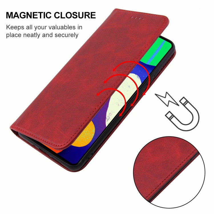 For Samsung Galaxy F62 / M62 Magnetic Closure Leather Phone Case