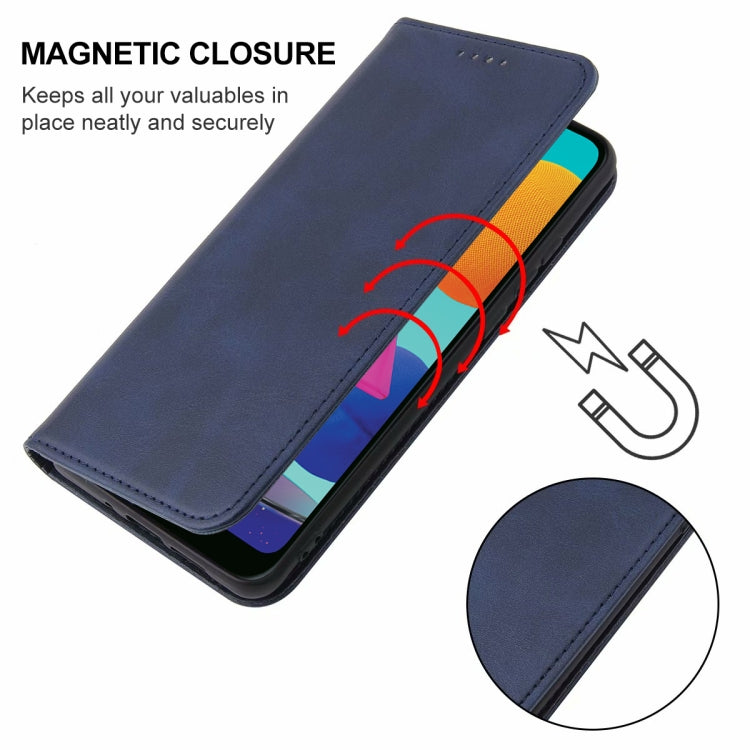 For Samsung Galaxy M01 Magnetic Closure Leather Phone Case