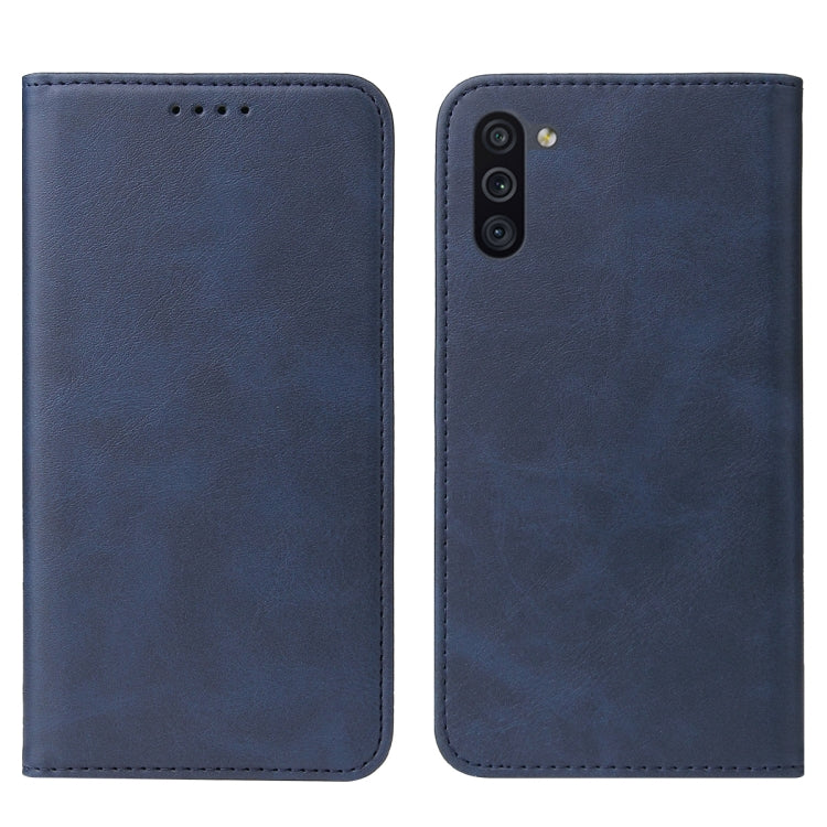 For Samsung Galaxy M11 Magnetic Closure Leather Phone Case