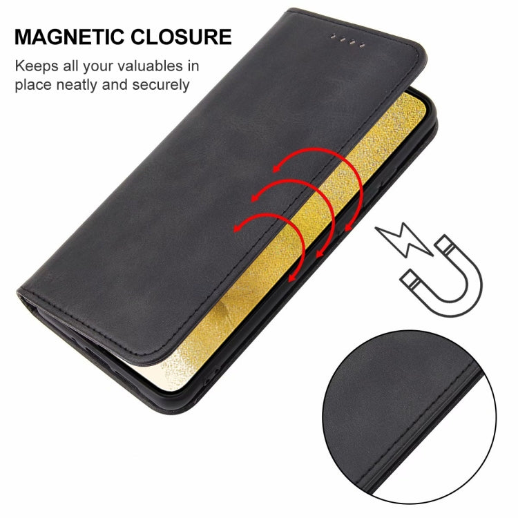 For Samsung Galaxy S22+ 5G Magnetic Closure Leather Phone Case