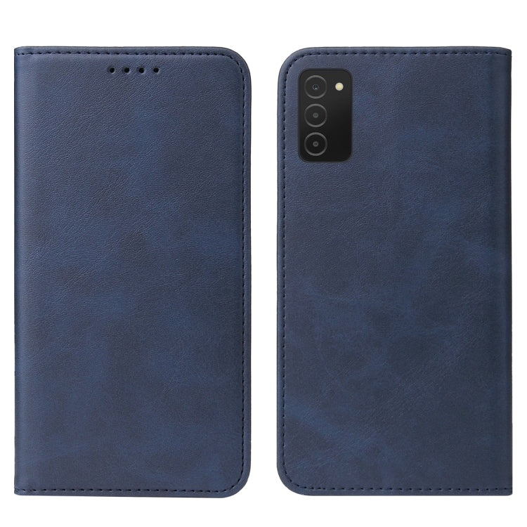 For Samsung Galaxy A02s EU Version Magnetic Closure Leather Phone Case