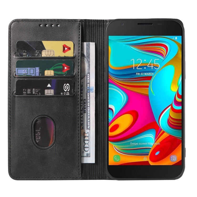 For Samsung Galaxy A2 Core / A260 Magnetic Closure Leather Phone Case