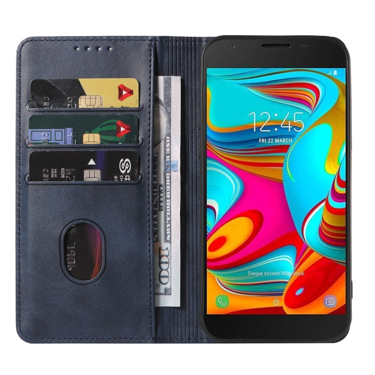For Samsung Galaxy A2 Core / A260 Magnetic Closure Leather Phone Case
