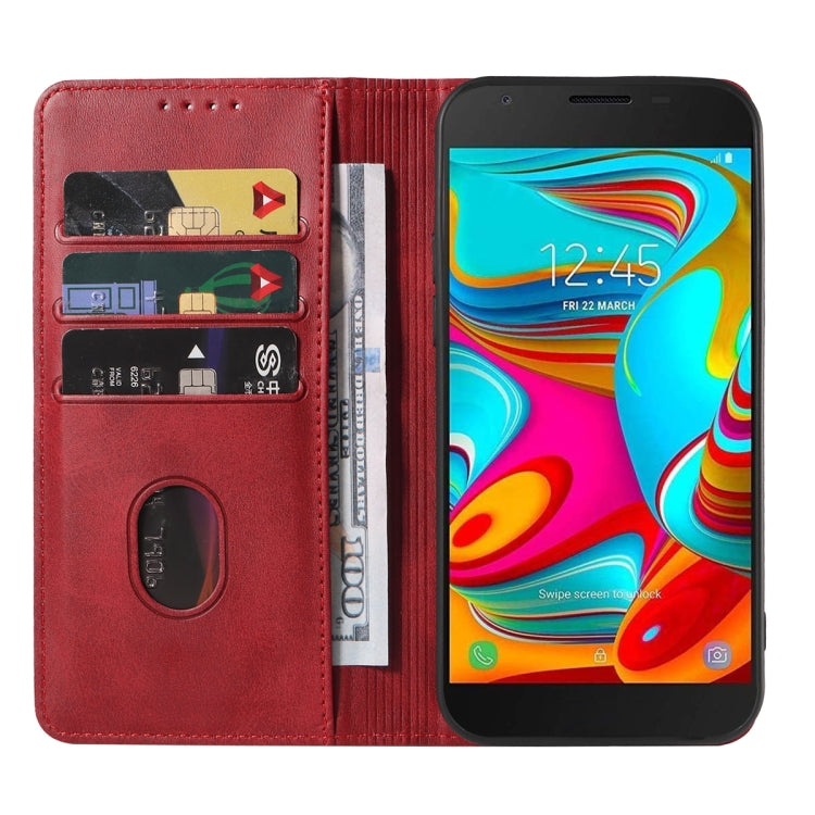 For Samsung Galaxy A2 Core / A260 Magnetic Closure Leather Phone Case