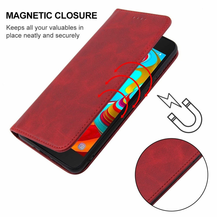 For Samsung Galaxy A2 Core / A260 Magnetic Closure Leather Phone Case