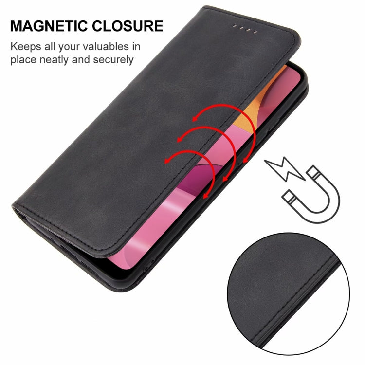 For Samsung Galaxy A20s Magnetic Closure Leather Phone Case