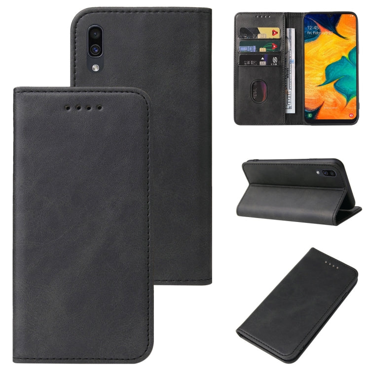 For Samsung Galaxy A30 / A20 / M10s Magnetic Closure Leather Phone Case