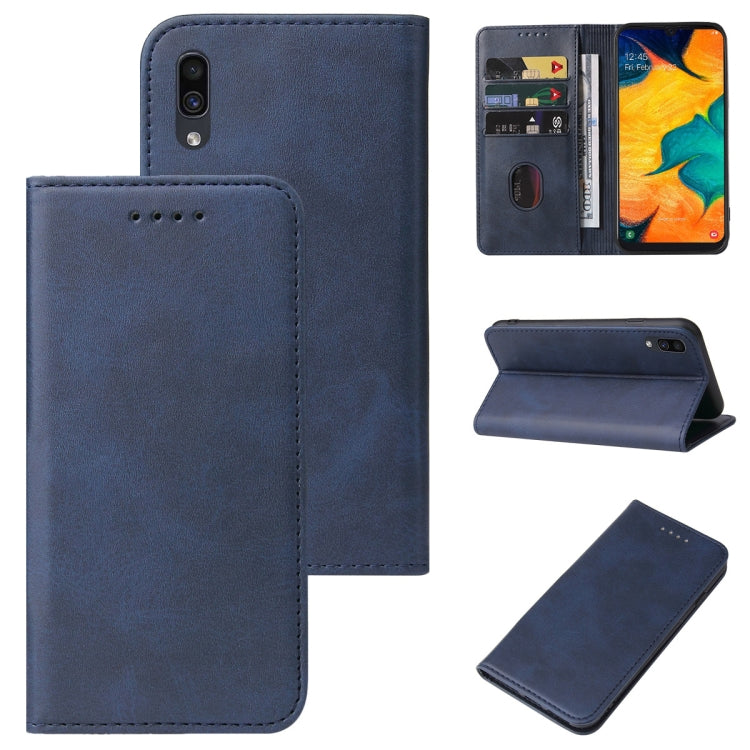 For Samsung Galaxy A30 / A20 / M10s Magnetic Closure Leather Phone Case