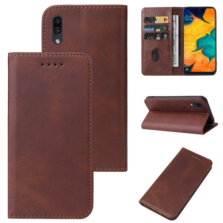 For Samsung Galaxy A30 / A20 / M10s Magnetic Closure Leather Phone Case