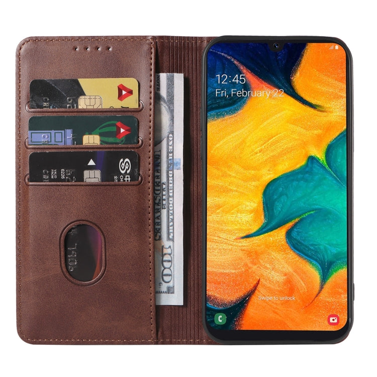 For Samsung Galaxy A30 / A20 / M10s Magnetic Closure Leather Phone Case