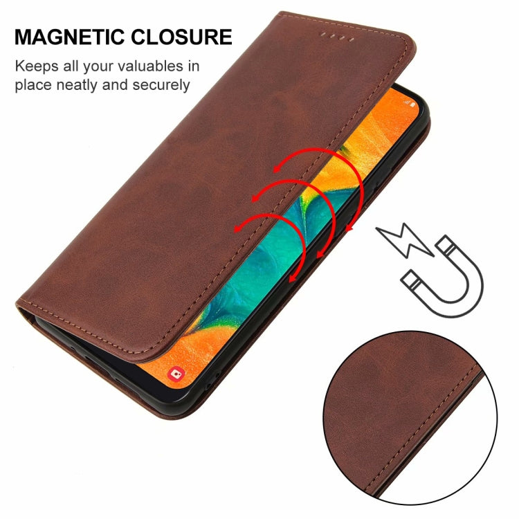 For Samsung Galaxy A30 / A20 / M10s Magnetic Closure Leather Phone Case