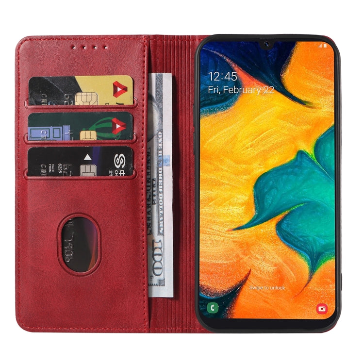 For Samsung Galaxy A30 / A20 / M10s Magnetic Closure Leather Phone Case