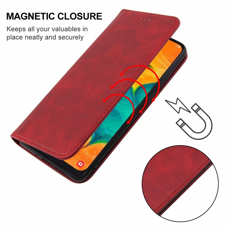 For Samsung Galaxy A30 / A20 / M10s Magnetic Closure Leather Phone Case