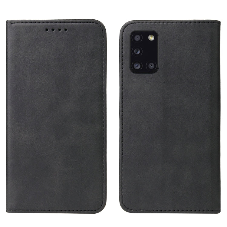 For Samsung Galaxy A31 Magnetic Closure Leather Phone Case