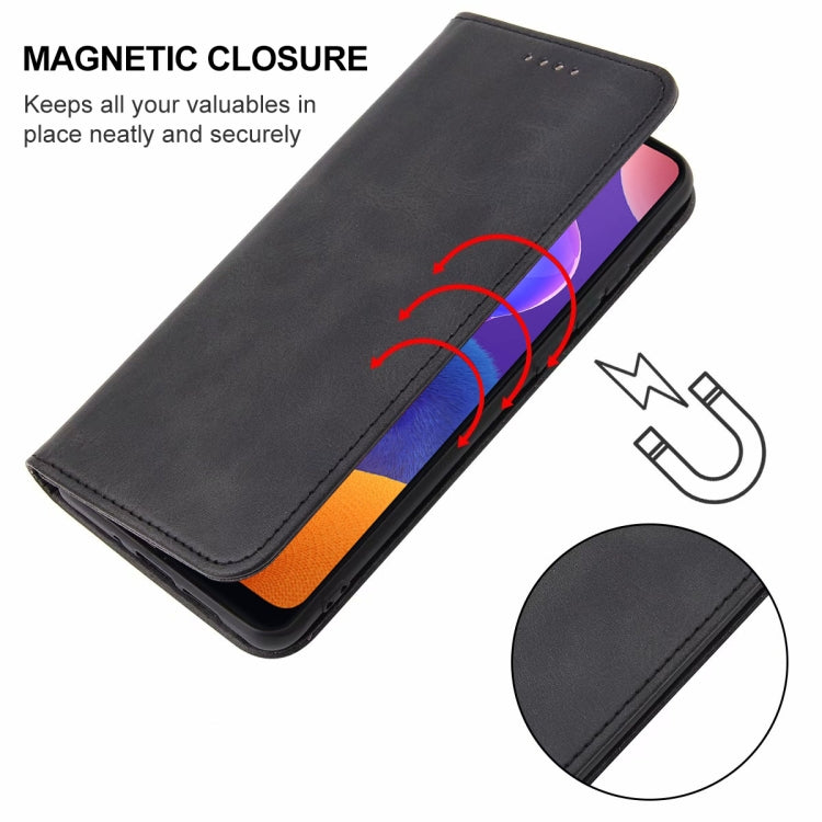 For Samsung Galaxy A31 Magnetic Closure Leather Phone Case