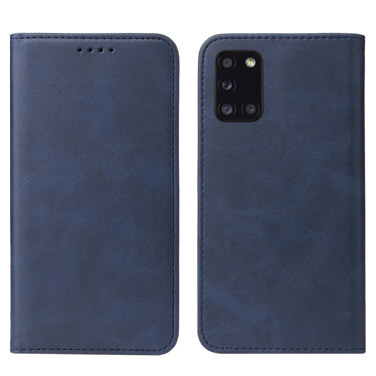 For Samsung Galaxy A31 Magnetic Closure Leather Phone Case