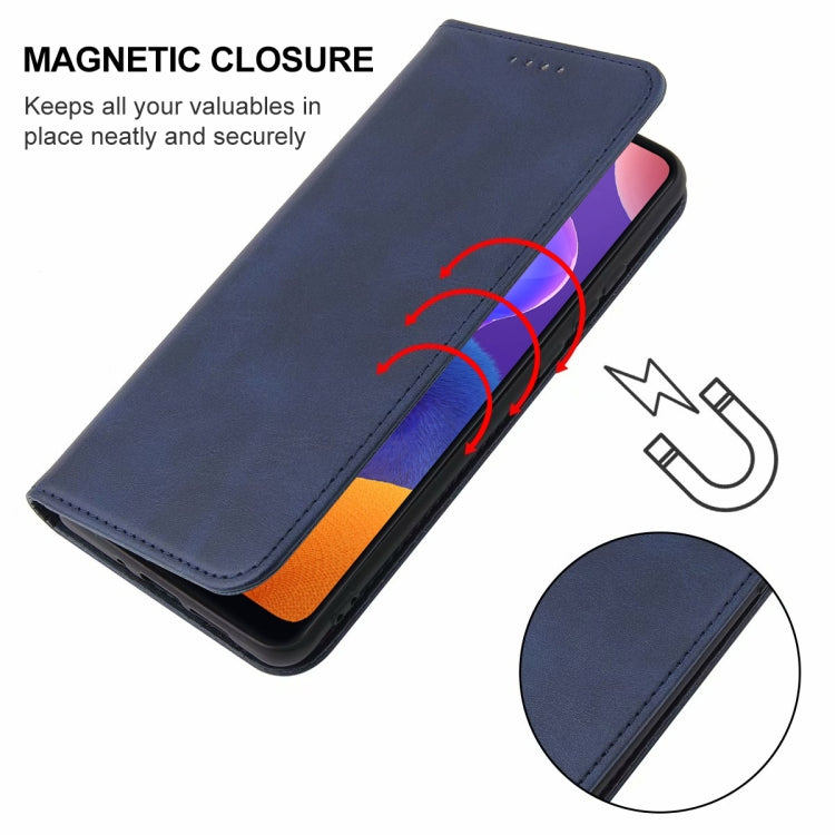 For Samsung Galaxy A31 Magnetic Closure Leather Phone Case