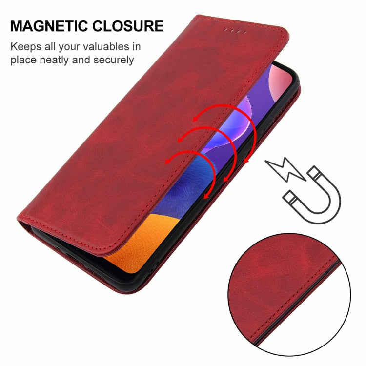 For Samsung Galaxy A31 Magnetic Closure Leather Phone Case