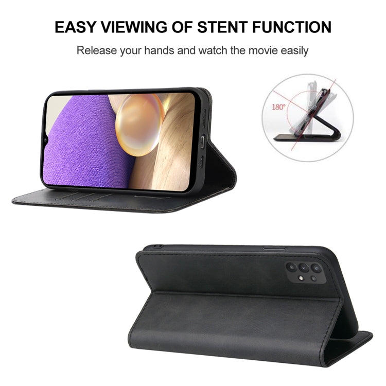 For Samsung Galaxy A32 4G / A32 Lite Magnetic Closure Leather Phone Case