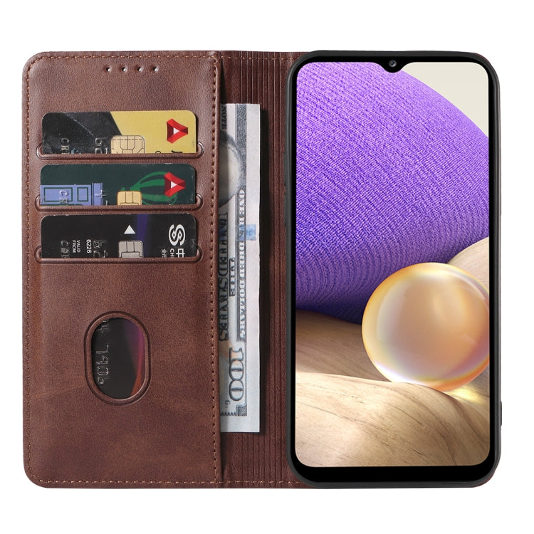 For Samsung Galaxy A32 4G / A32 Lite Magnetic Closure Leather Phone Case