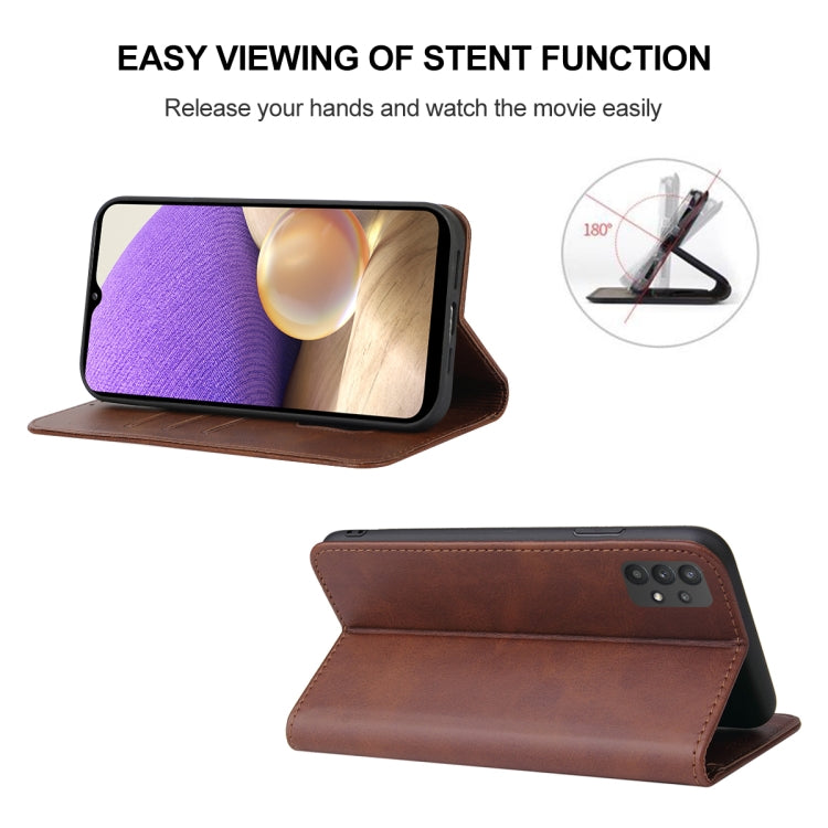 For Samsung Galaxy A32 4G / A32 Lite Magnetic Closure Leather Phone Case