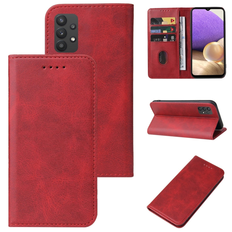For Samsung Galaxy A32 4G / A32 Lite Magnetic Closure Leather Phone Case