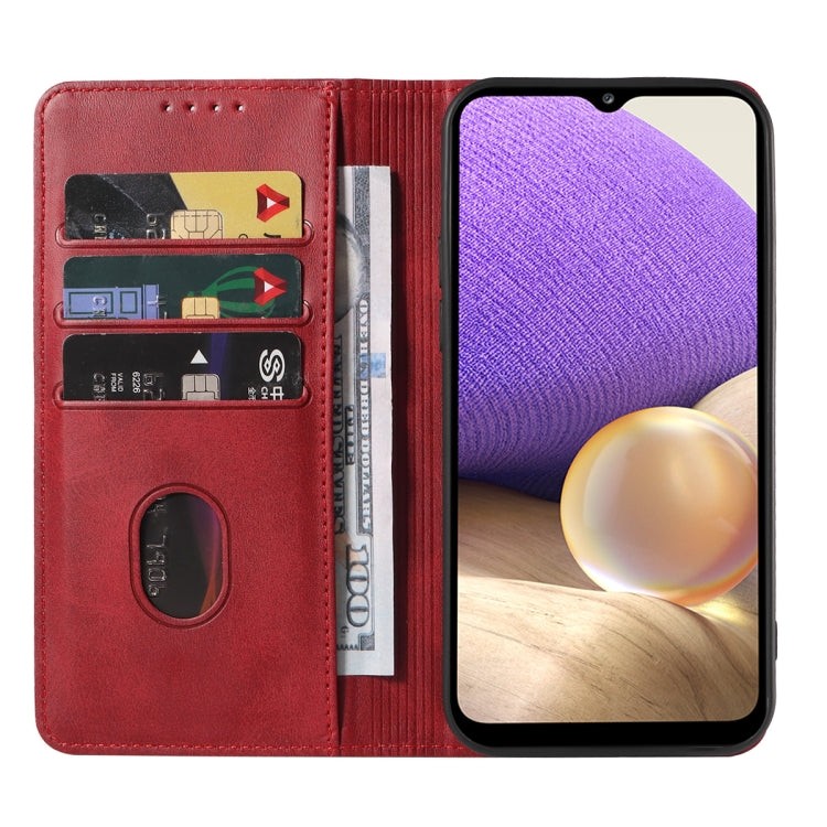 For Samsung Galaxy A32 4G / A32 Lite Magnetic Closure Leather Phone Case