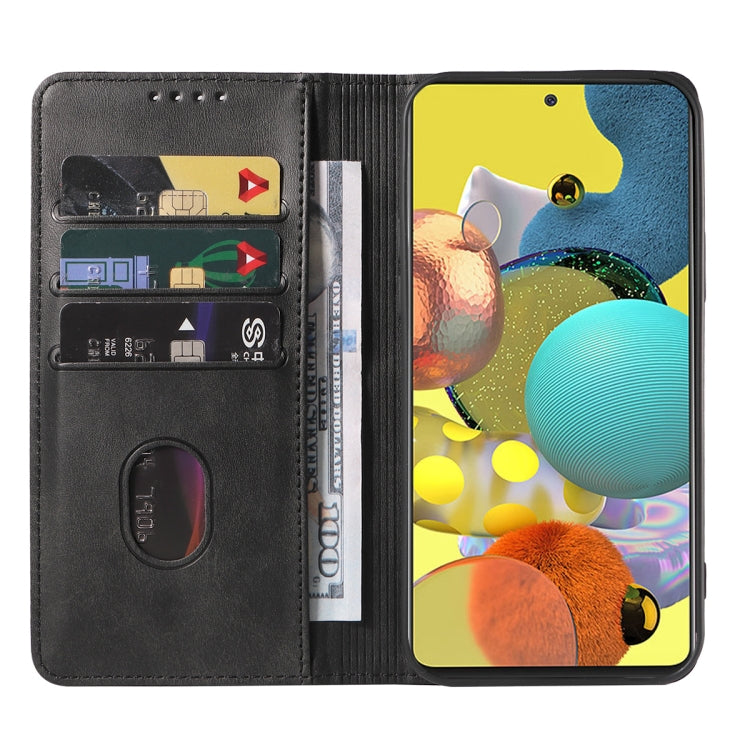 For Samsung Galaxy A51 5G Magnetic Closure Leather Phone Case
