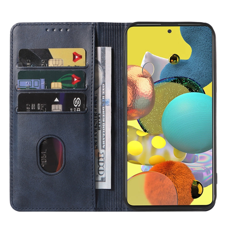 For Samsung Galaxy A51 5G Magnetic Closure Leather Phone Case