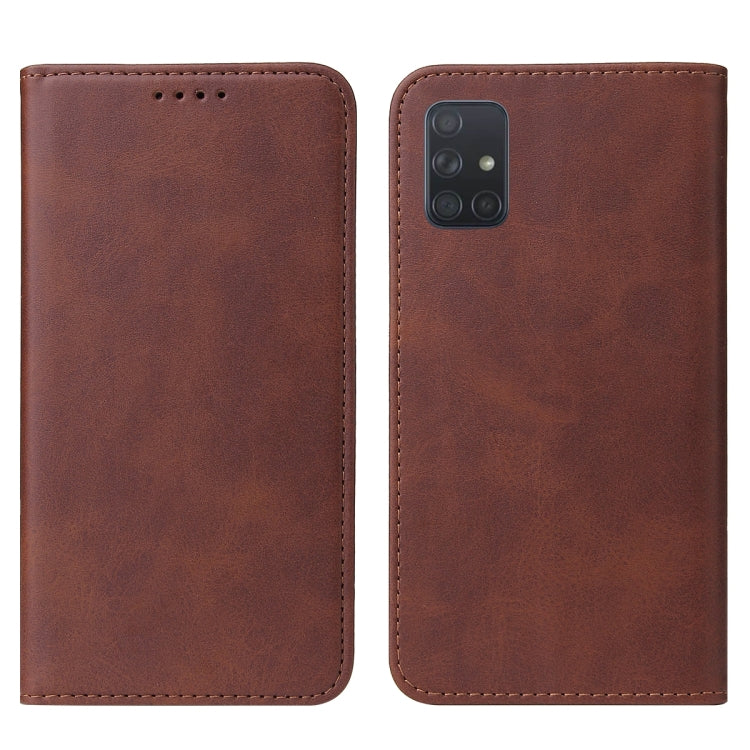 For Samsung Galaxy A51 5G Magnetic Closure Leather Phone Case