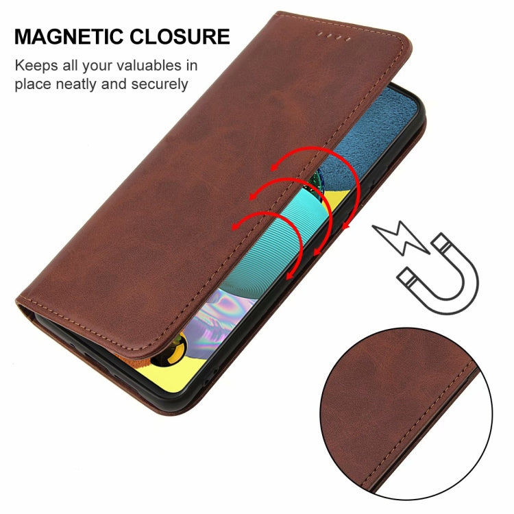 For Samsung Galaxy A51 5G Magnetic Closure Leather Phone Case