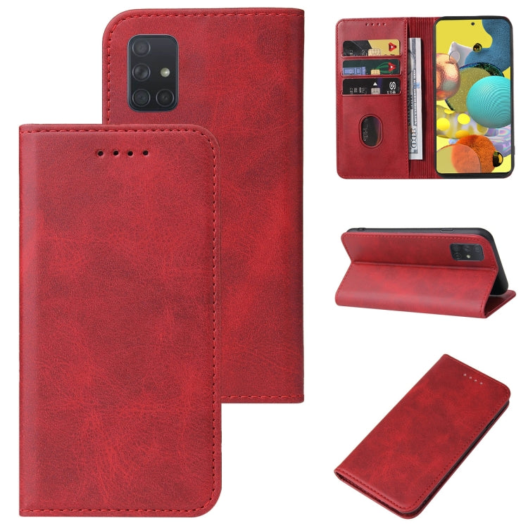 For Samsung Galaxy A51 5G Magnetic Closure Leather Phone Case