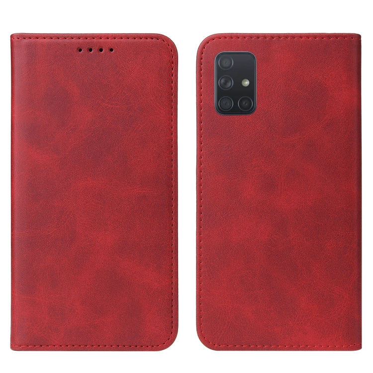 For Samsung Galaxy A51 5G Magnetic Closure Leather Phone Case