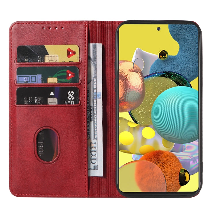 For Samsung Galaxy A51 5G Magnetic Closure Leather Phone Case